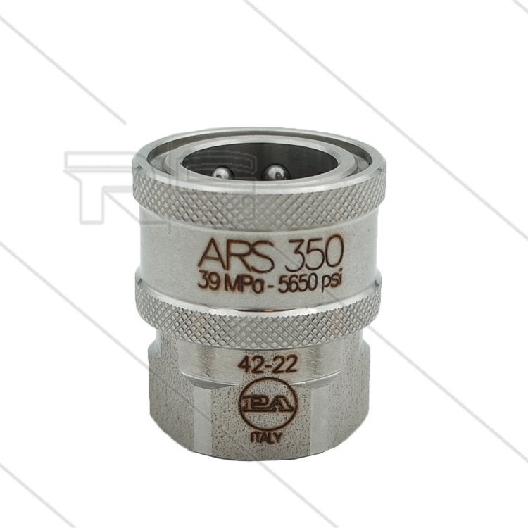RVS Snelkoppeling 350 Bar voor Hogedruk 90C, Verzenden