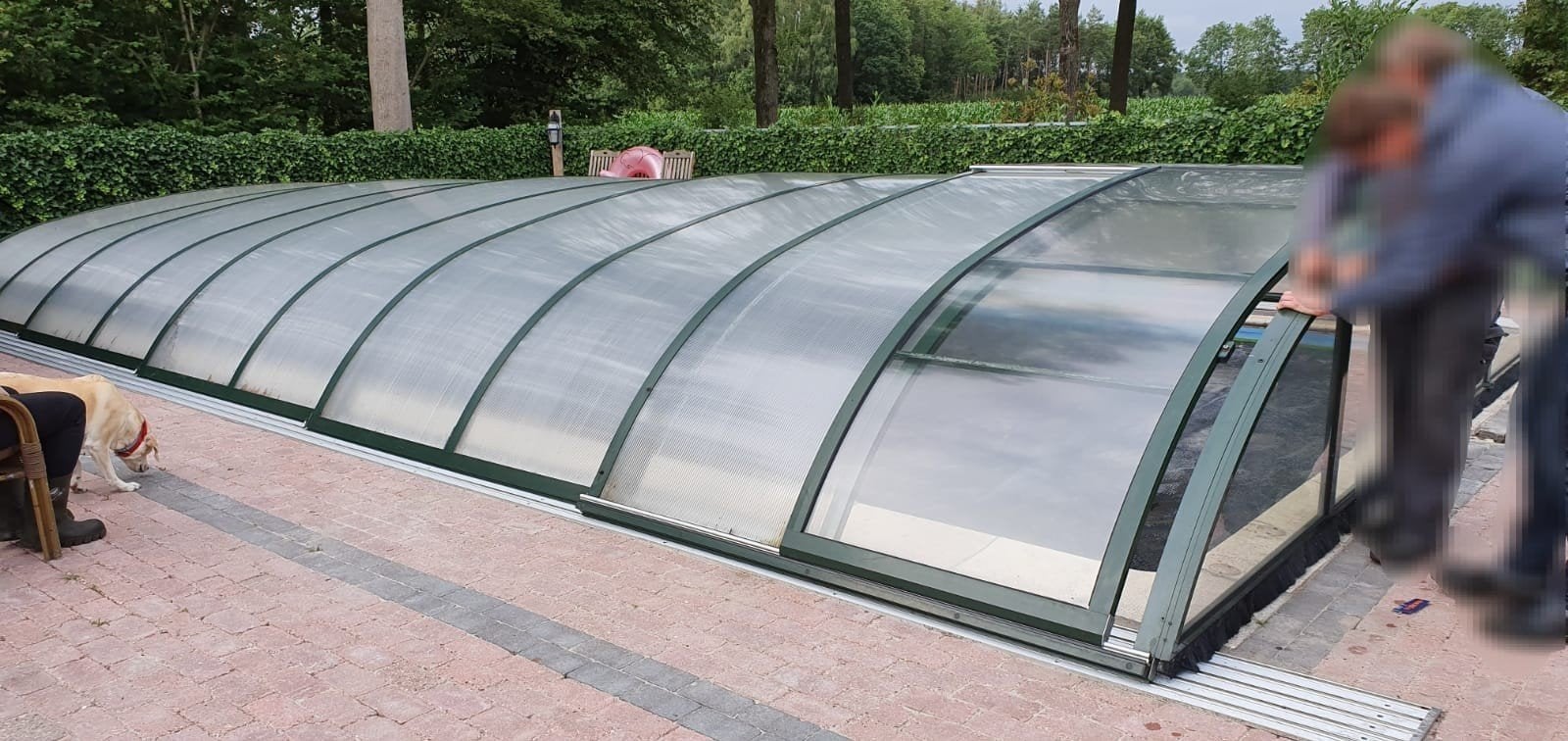 Zwembadoverkapping, Tuin en Terras, Zwembad-toebehoren, Ophalen