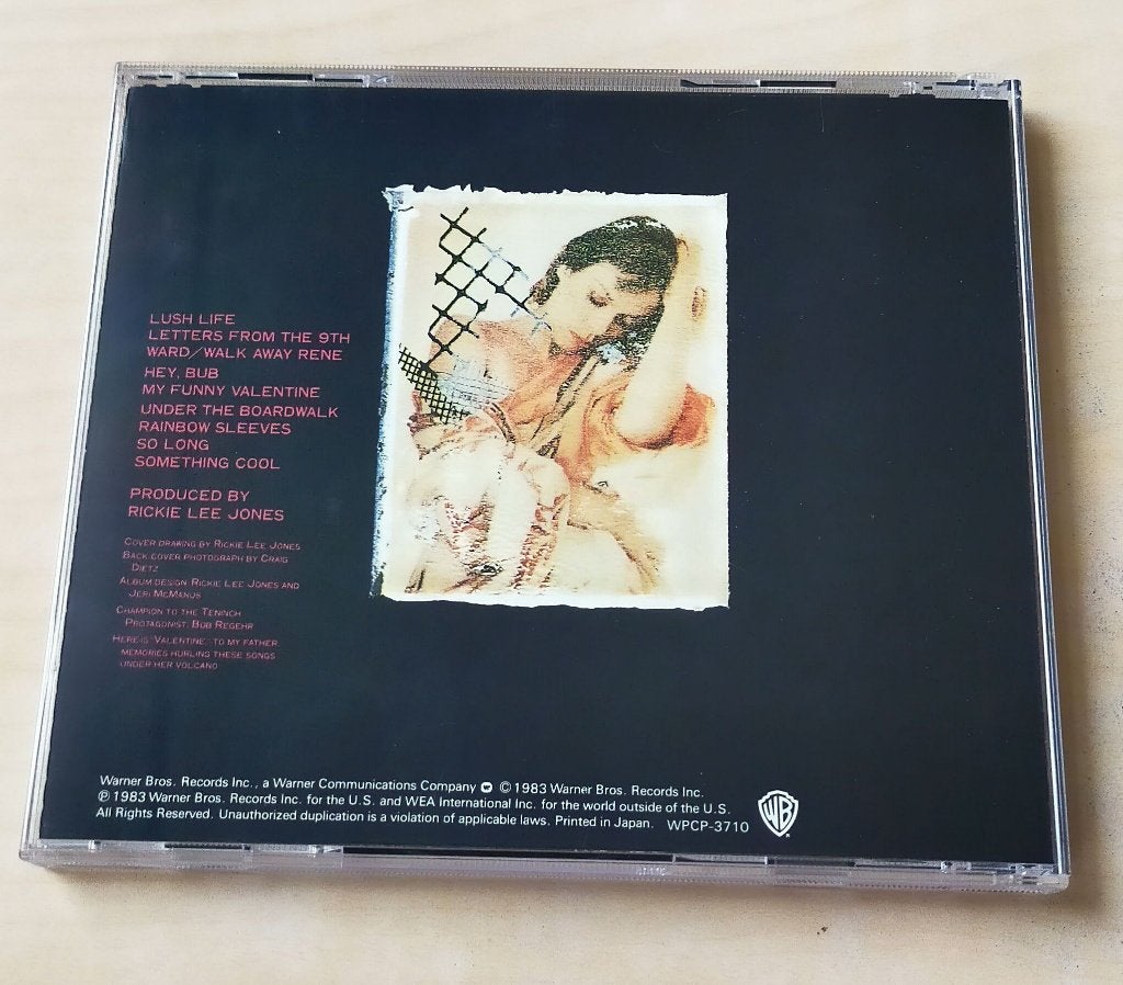 Rickie Lee Jones - Girl At The Volcano CD 1983/1990 Japan, Ophalen of Verzenden, Zo goed als nieuw, Poprock