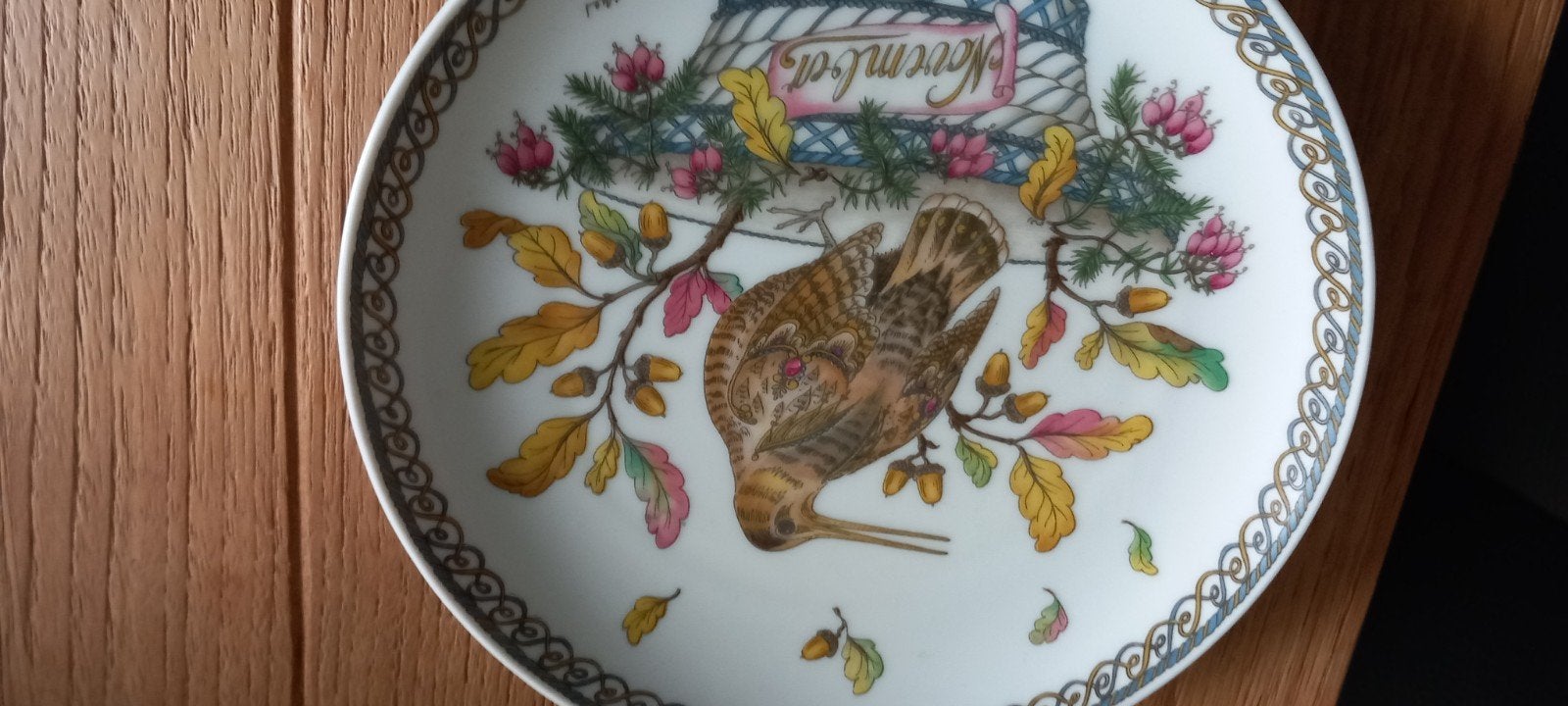 Rosenthal Wandbord 'November' - Bosruiter, Ophalen of Verzenden
