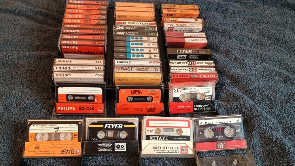 42 cassettebandjes - diverse merken, Ophalen of Verzenden