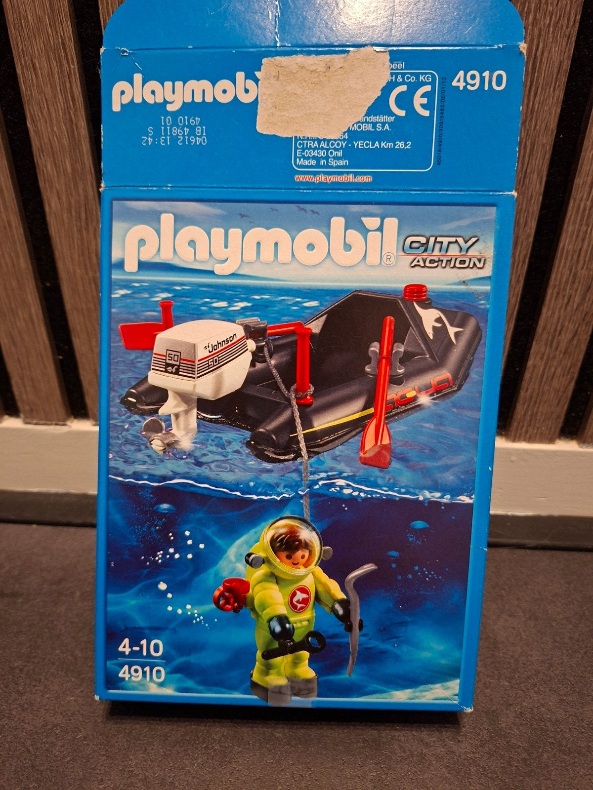 Playmobil 4910 Boot met Duiker - Compleet met doos en boekje, Ophalen of Verzenden, Zo goed als nieuw