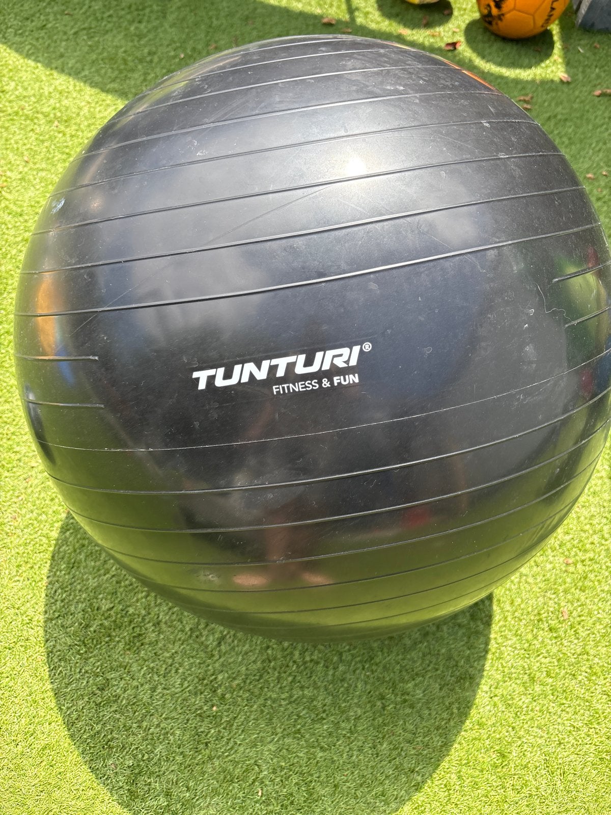 Tunturi Fitnessbal - Perfect voor training en revalidatie, Sport en Fitness, Fitnessmaterialen, Ophalen, Gebruikt, Buik, Fitnessbal