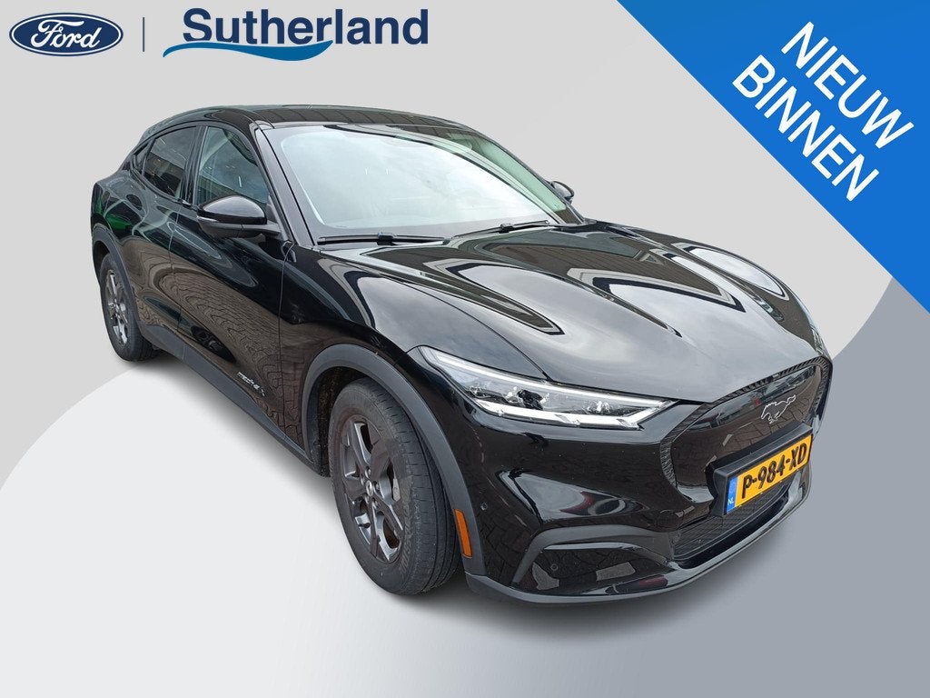 Ford Mustang Mach-E Extended RWD 98 kWh 294pk | Technology P, Auto's, Ford, Gebruikt, 750 kg, 610 km, Zwart