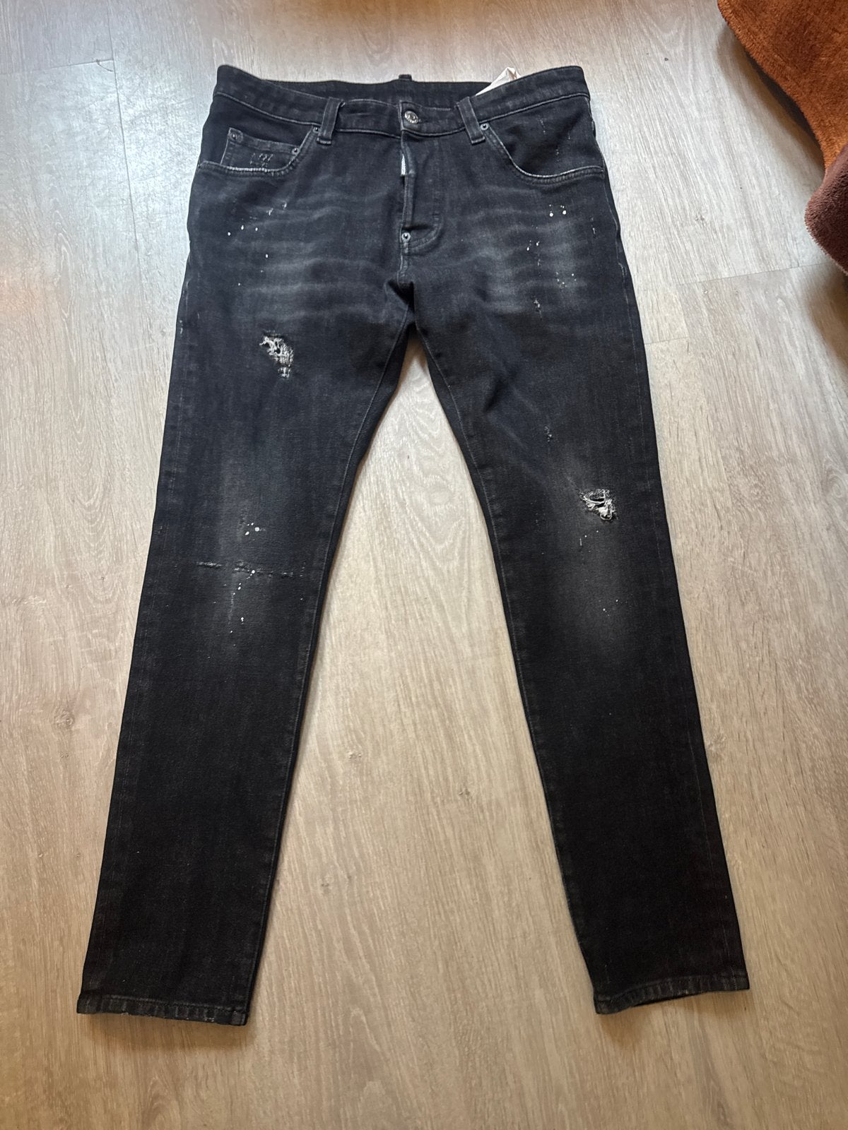 DSQUARED2 Slim Jeans, Ophalen of Verzenden, Zo goed als nieuw, Zwart, W32 (confectie 46) of kleiner