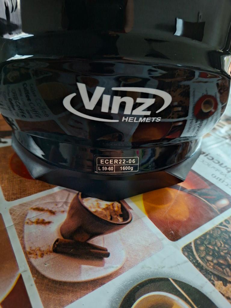 Vinz Systeemhelm Zwart Maat L (59-60), Ophalen, Tweedehands, L, Overige merken