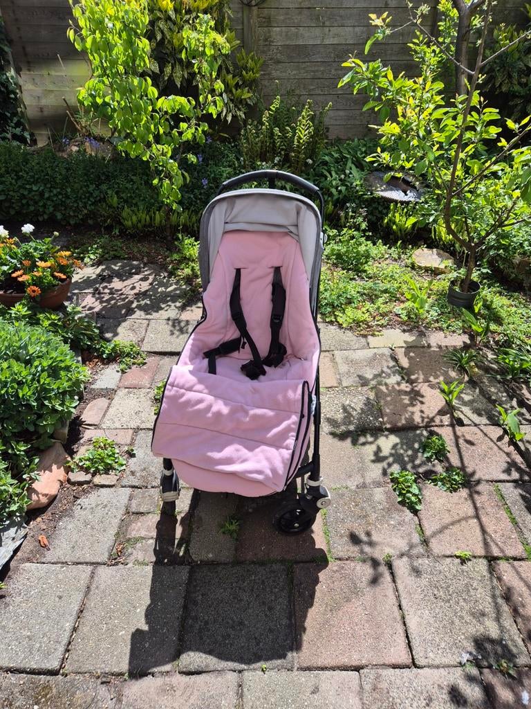 Bugaboo Soft Pink all seasons voetenzak tweeling twin, Ophalen, Zo goed als nieuw, Bugaboo