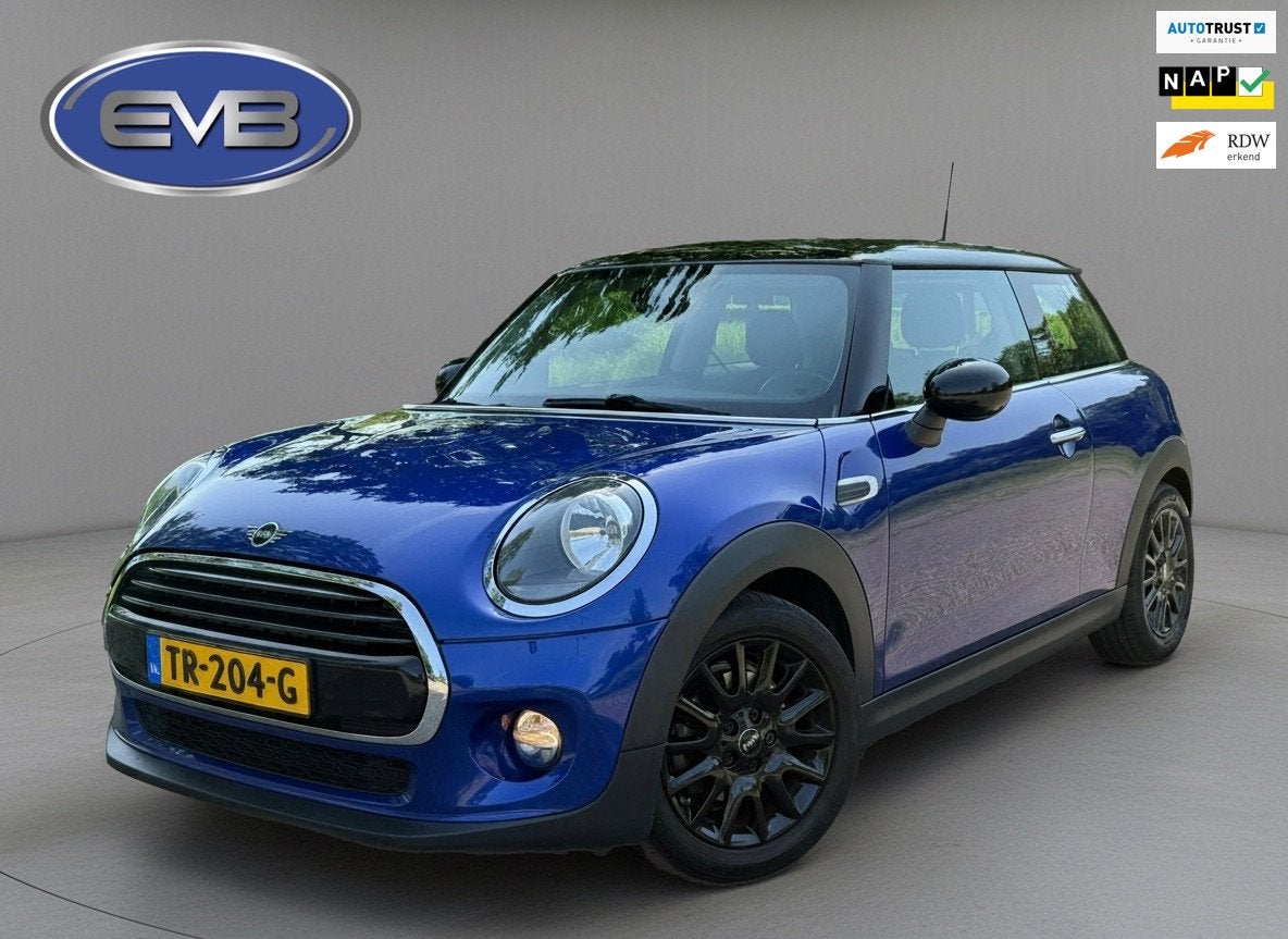 Mini 3-Deurs 1.5 Cooper 136 pk, starlight bleu metallic, nav, Auto's, Mini, Bedrijf, Te koop, Cooper, ABS, Airbags, Airconditioning