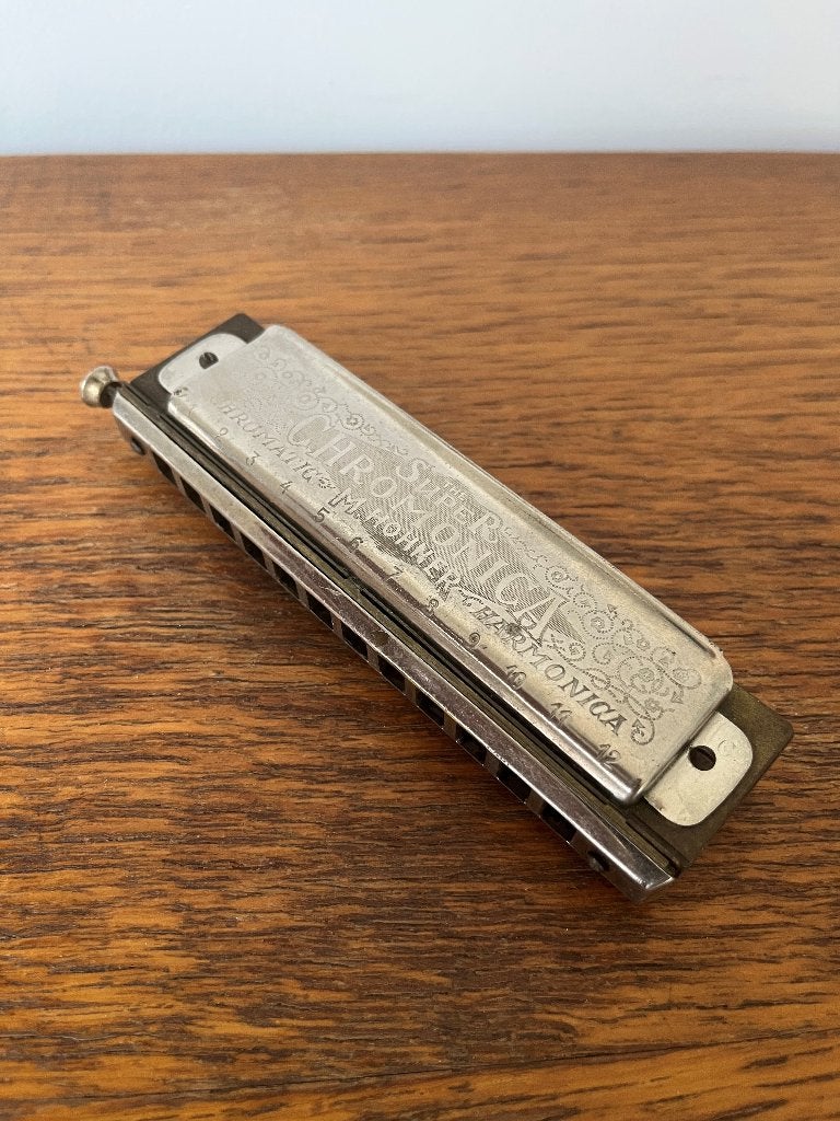 Hohner Super Chromonica 270C mondharmonica vintage harmonica, Ophalen of Verzenden, Gebruikt, C-mondharmonica
