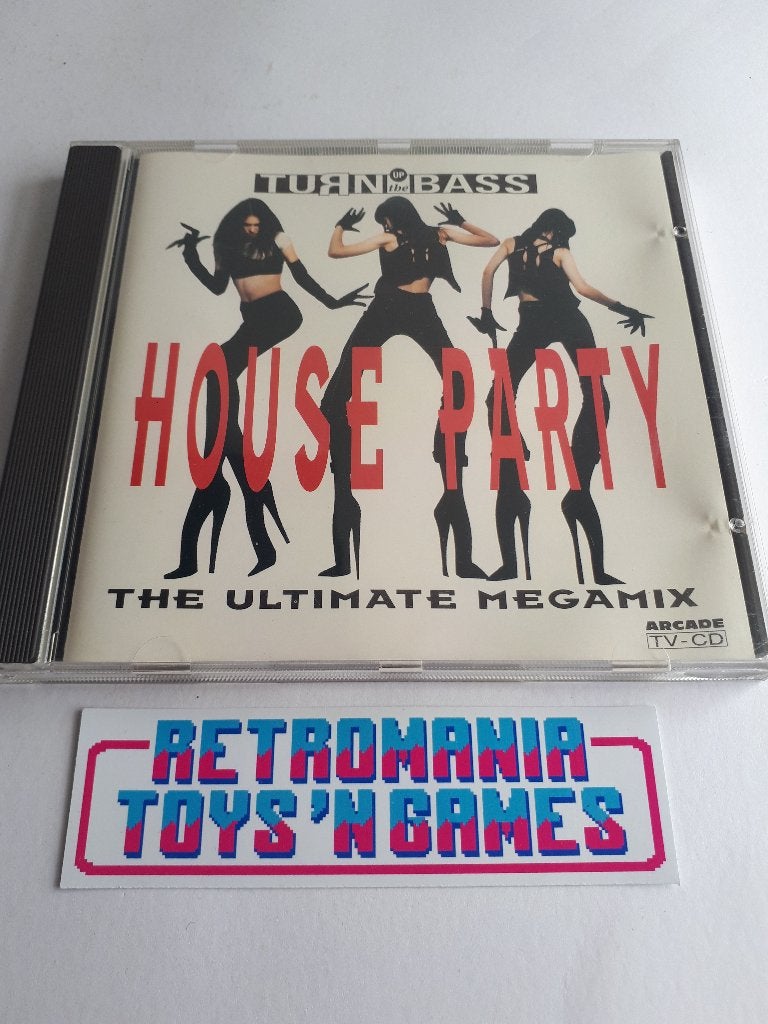 cd house - turn up the bass house party the ultimate megamix, Cd's en Dvd's, Verzenden, Zo goed als nieuw, Disco