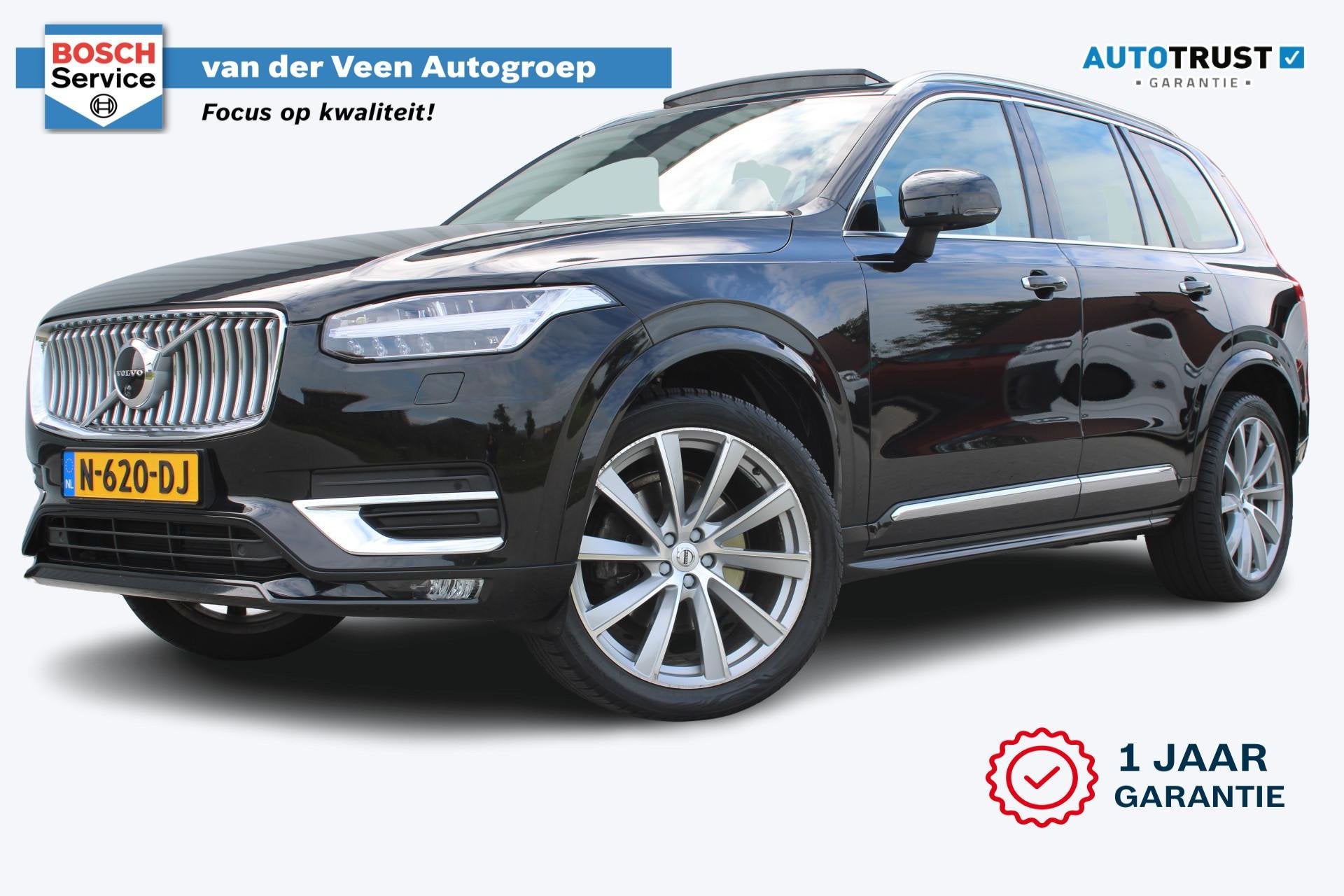 Volvo XC90 2.0 B5 AWD Inscription Intro Edition | Incl. 12 m, Auto's, Gebruikt, 4 cilinders, 1969 cc, 7 stoelen