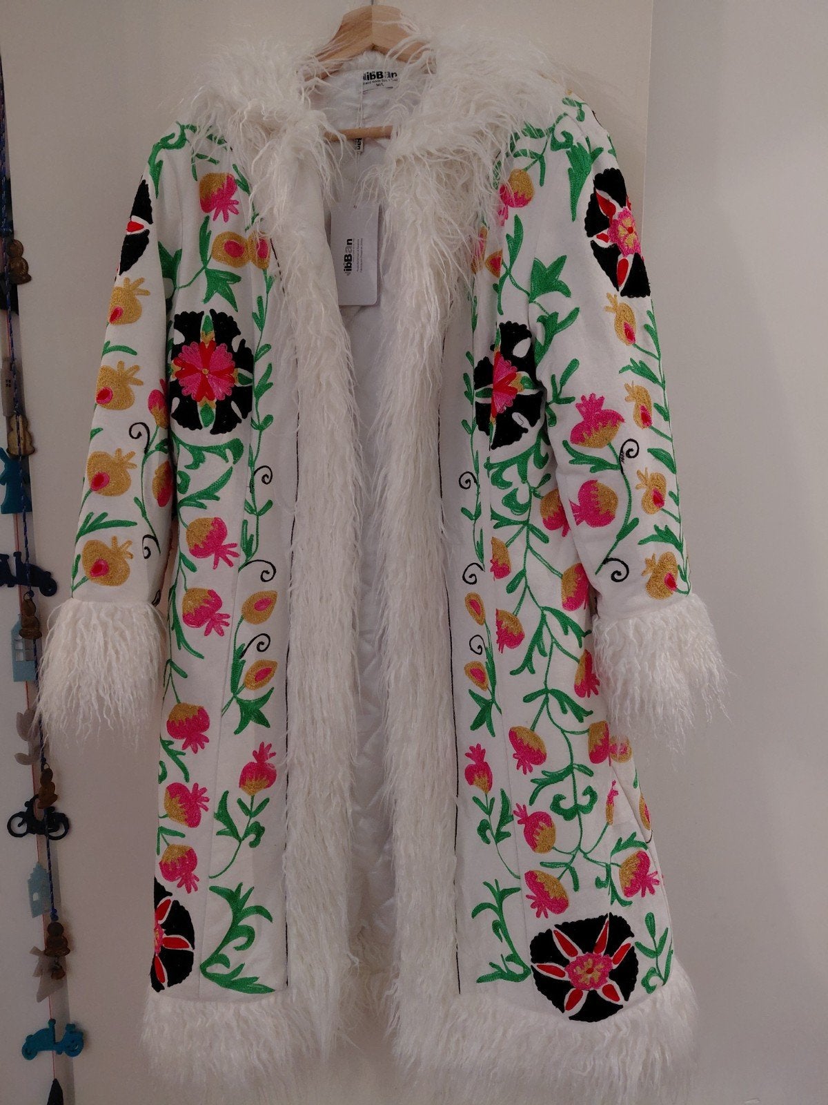 Boho winterjas Nieuw Maat M/L, Ophalen of Verzenden, Nieuw