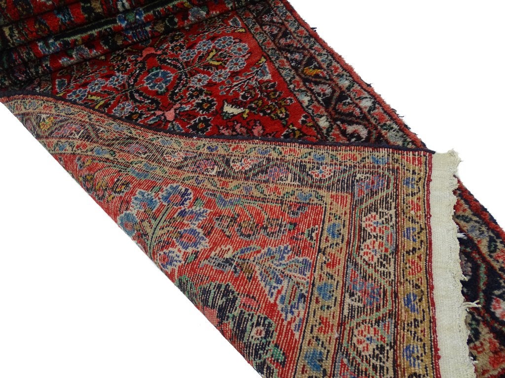 Perzisch tapijt - Sarouk loper - 305 x 82 cm - Handgeknoopt, Antiek - Klassiek - Modern - Eclectisch, -, Verzenden, Blauw
