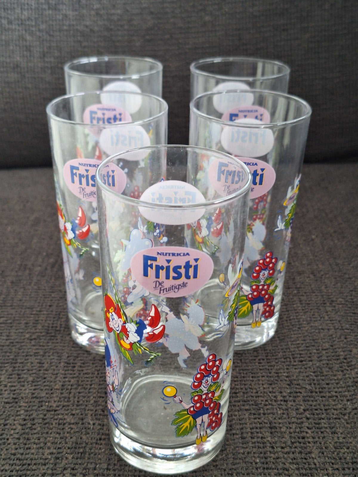 FRISTI glazen 5 stuks, hoog, Ophalen of Verzenden, Zo goed als nieuw, Overige typen