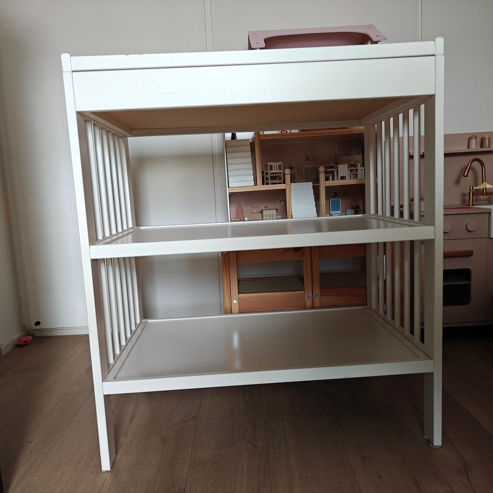 Commode/verschoontafel met opbergruimte, Ophalen, Gebruikt, 50 tot 70 cm, 100 cm of meer