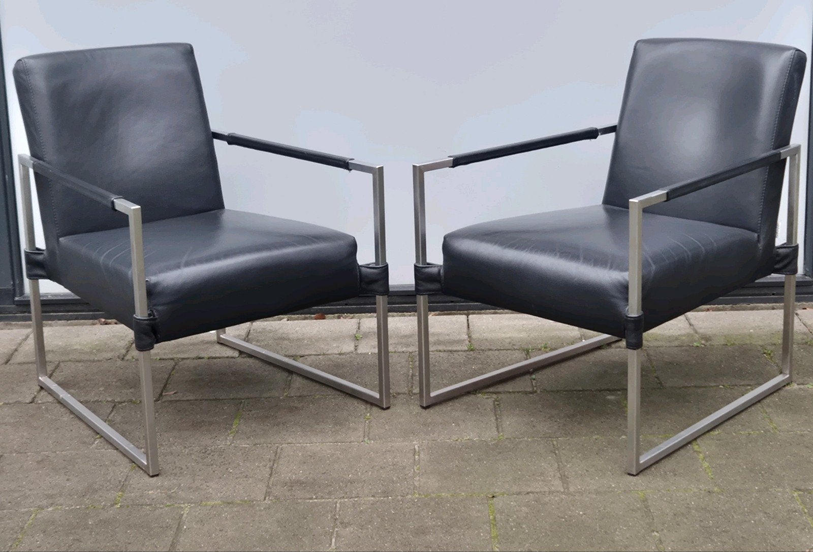 2 design fauteuils Clark merk Bert Plantagie., Huis en Inrichting, Ophalen, Gebruikt, 75 tot 100 cm, 50 tot 75 cm