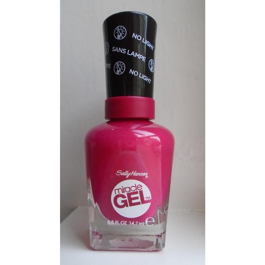 Sally Hansen Miracle Gel roze nagellak 220 Pink Tank ~NIEUW~, Verzenden, Nieuw, Handen en Nagels, Make-up