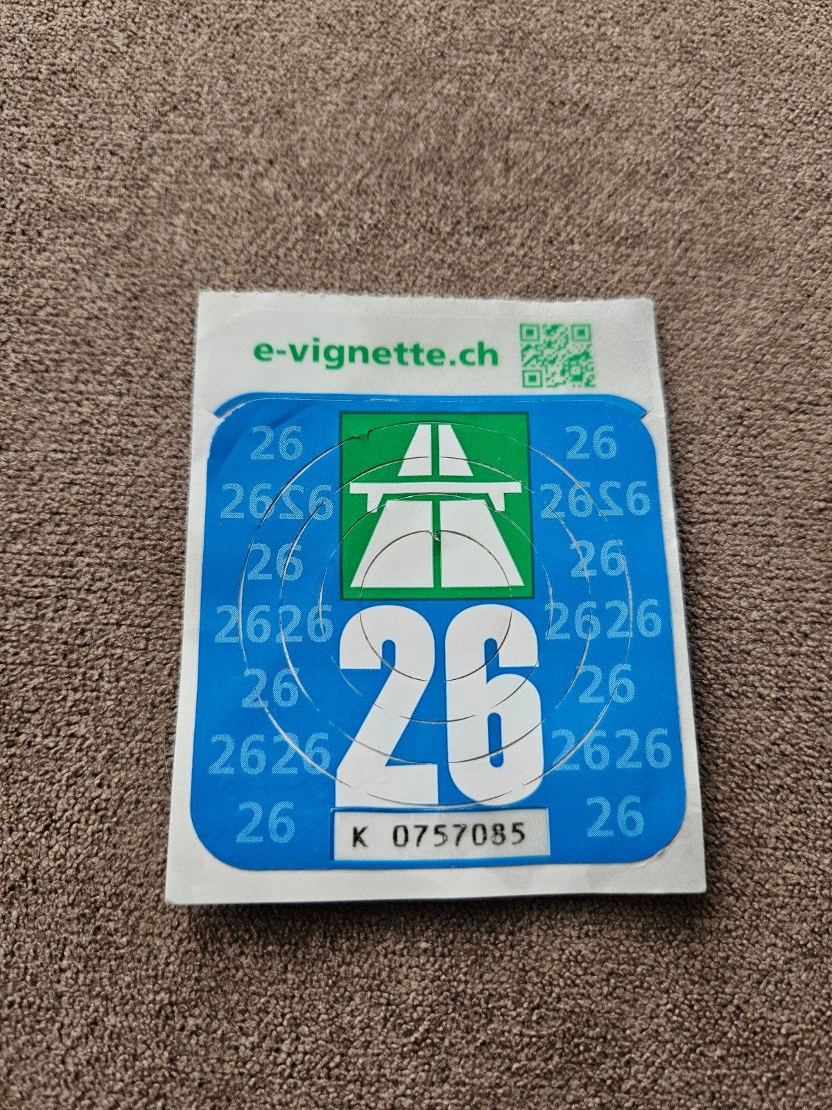 E-vignet voor Zwitserland nog geldig tot 31-1-2027, Drie personen of meer