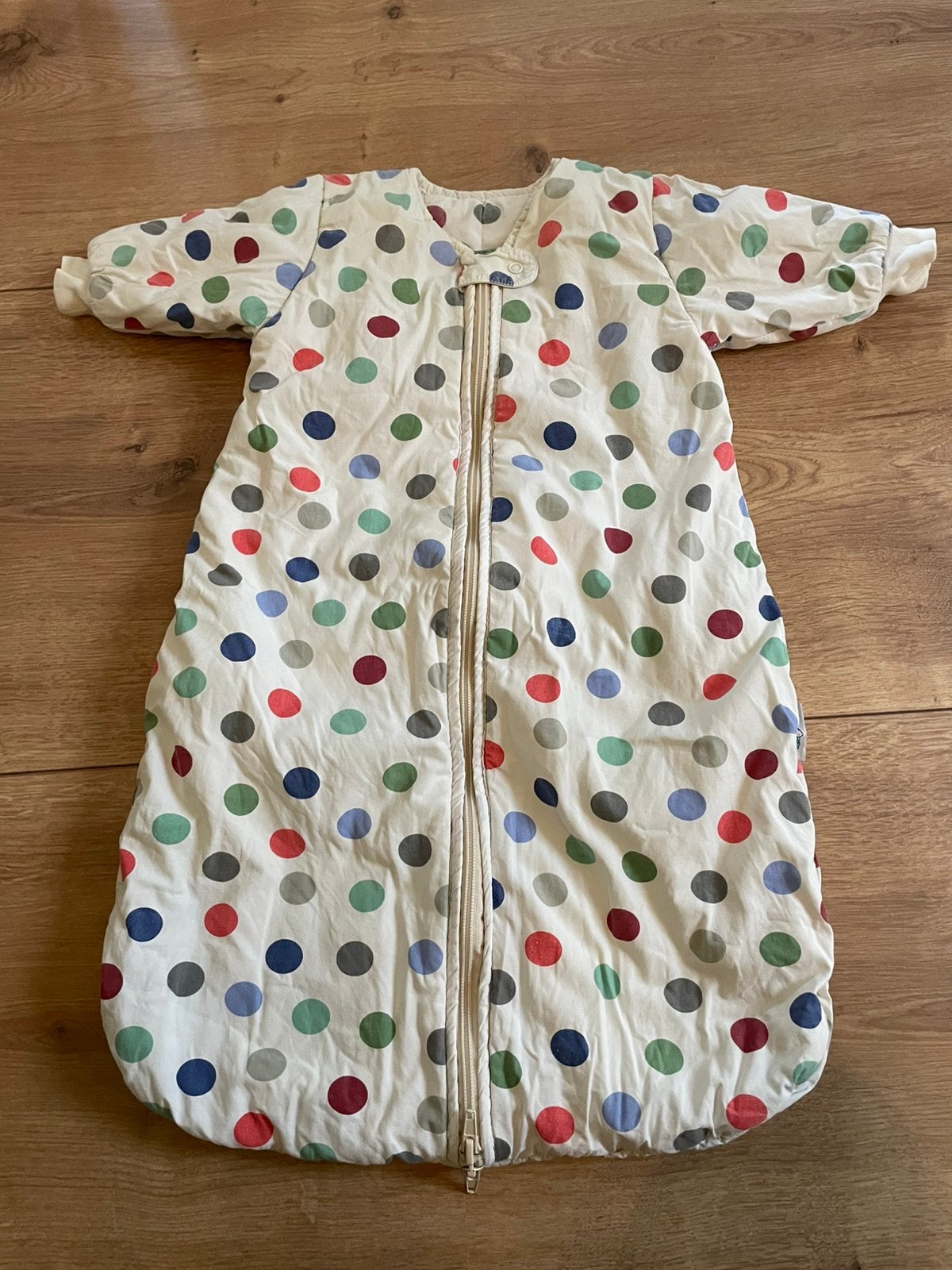 Slaapzak voor de baby, winter (3,5 tog), 0-6 maanden, 70cm, Gebruikt, 70 cm, Meerkleurig, Dubbele rits