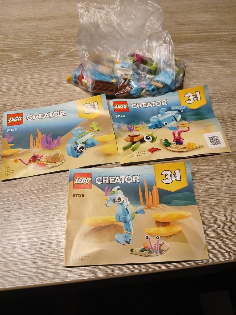 Lego creator 3 in 1 zonder doos(compleet) model 31128, Ophalen of Verzenden, Nieuw