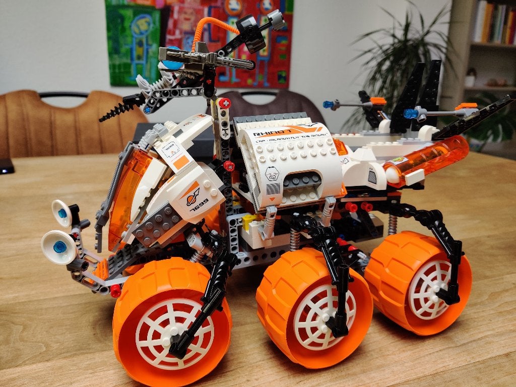 Lego Mars Mission MT-101 Armored Drilling Unit Set 7699, Compleet, Gebruikt, Lego, Ophalen of Verzenden