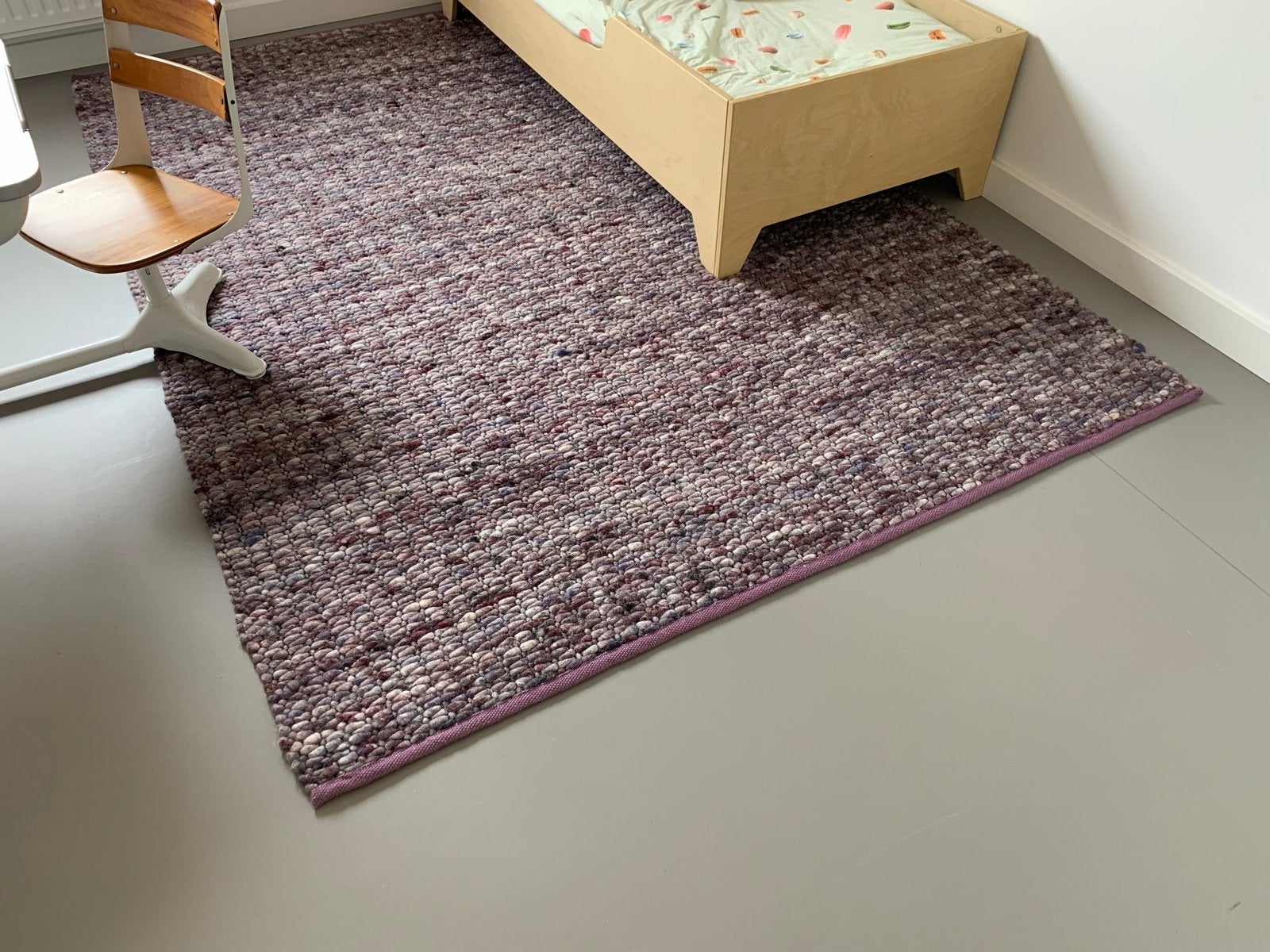 De Munk carpets Firenze 170x240 cm, Ophalen, Paars, 150 tot 200 cm, 200 cm of meer