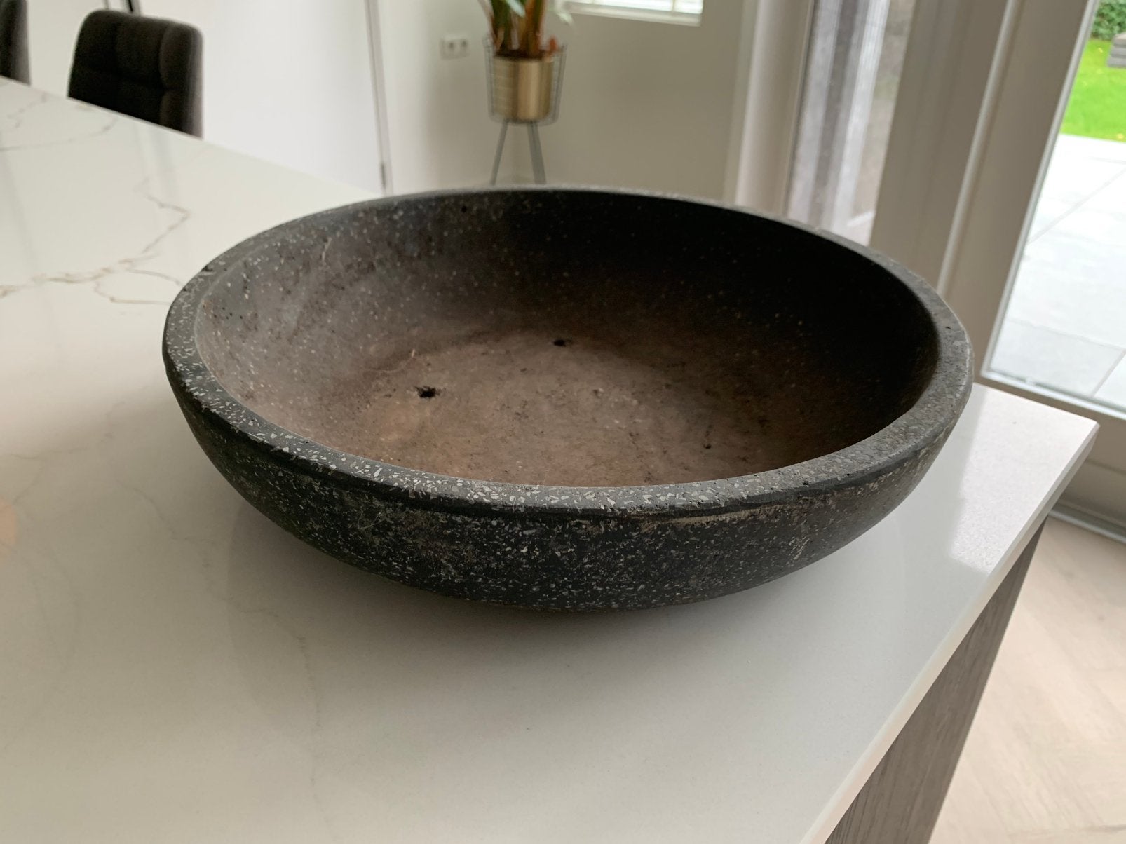 Grote plantenschaal voor buiten, Tuin en Terras, Ophalen, Kunststof, Minder dan 30 cm, Rond
