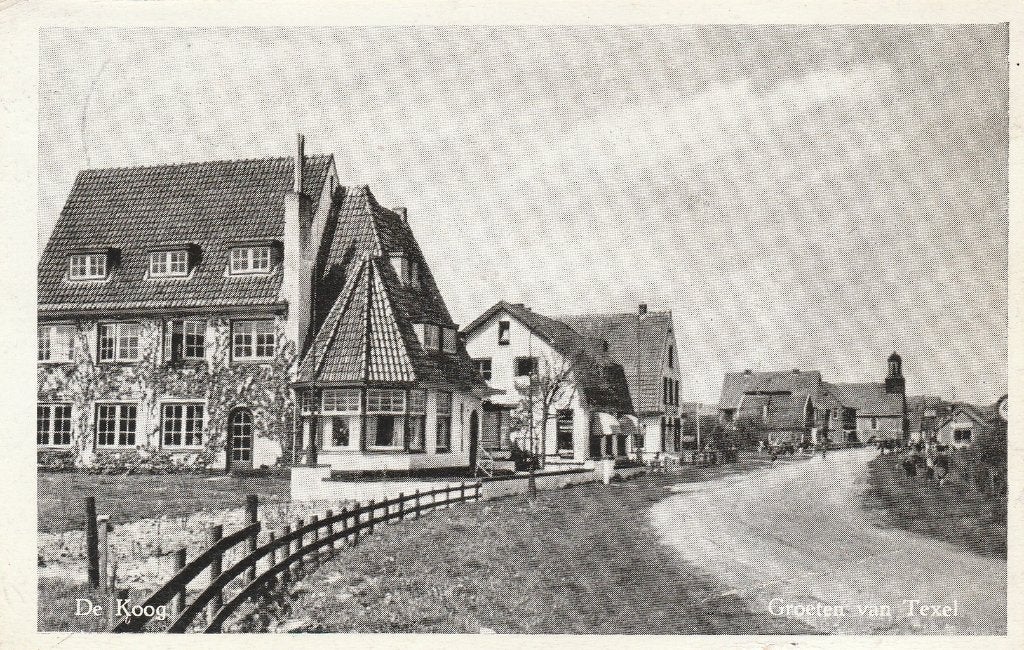 Texel, Ophalen of Verzenden, 1940 tot 1960, Gelopen, Waddeneilanden