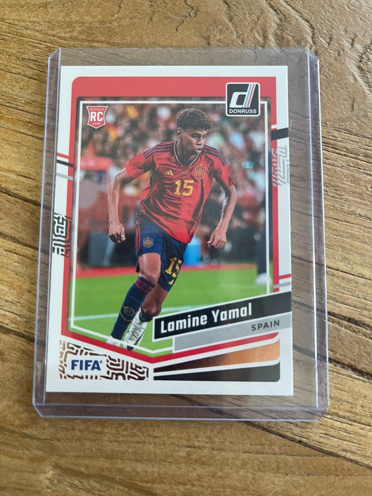Lamine Yamal Rookie Card Panini Spanje, Ophalen of Verzenden, Zo goed als nieuw, Plaatje