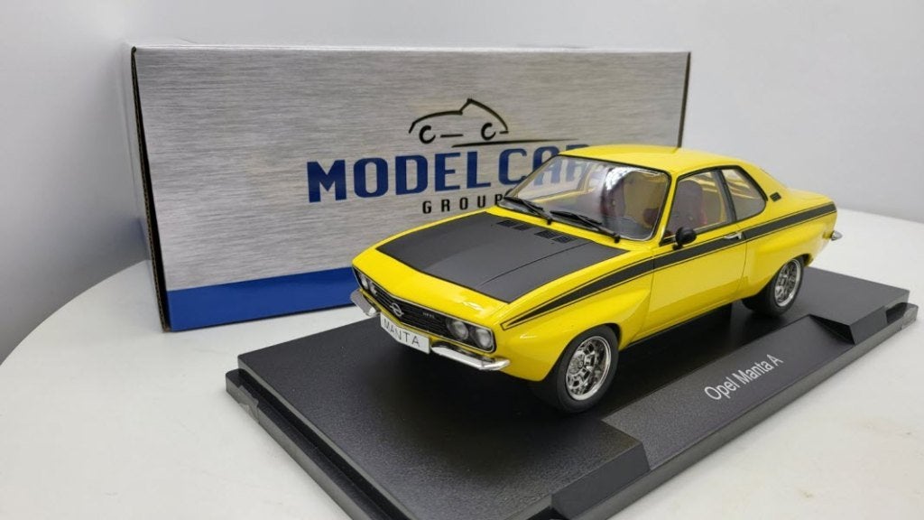 Opel-Manta-A-Irmscher,-geel_zwart,-1974., Overige merken, Overige merken, Auto, Nieuw