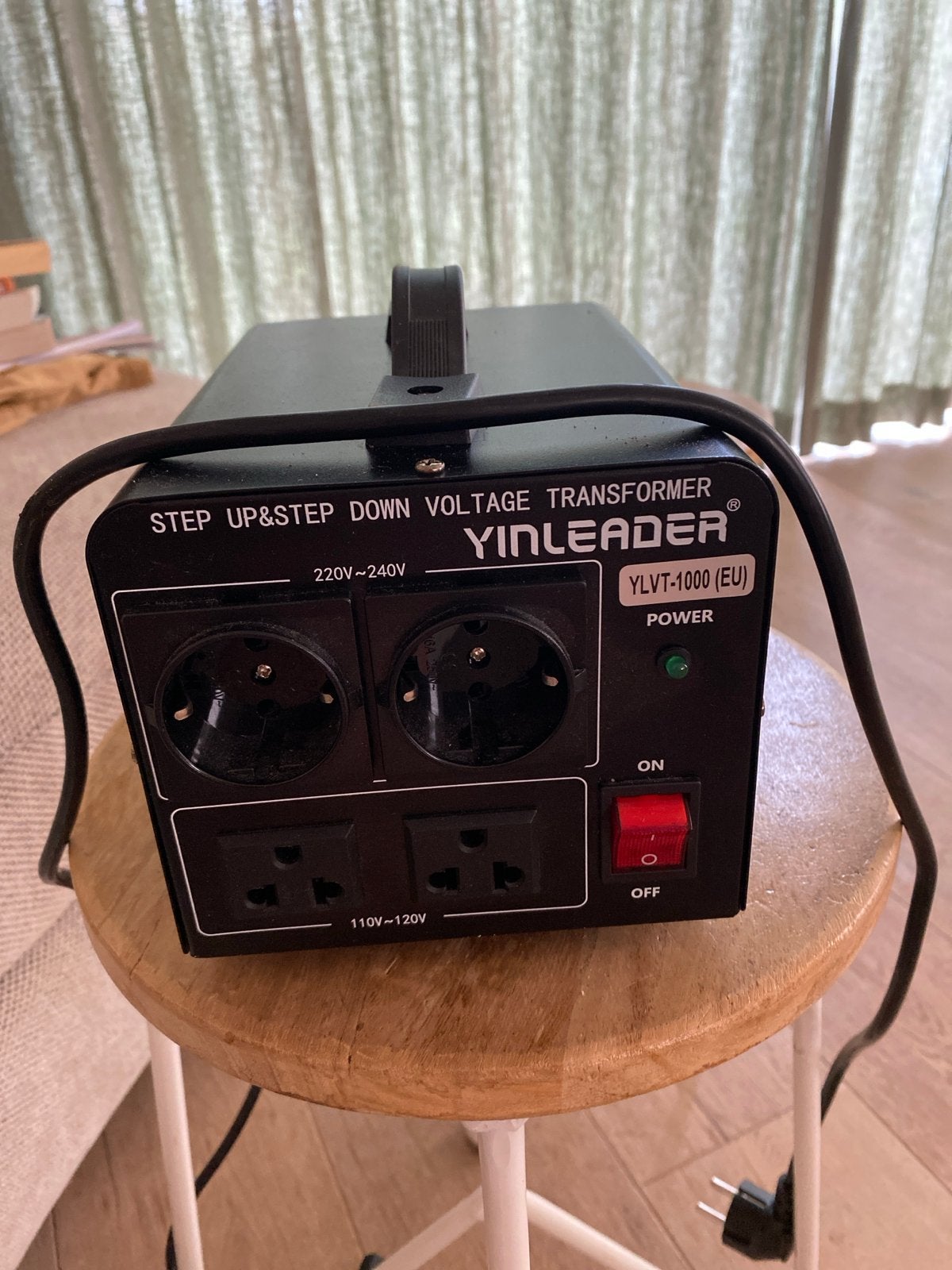 Yinleader YLVLT-1000 (EU) Step Up & Down Voltage Transformat, Ophalen of Verzenden, Zo goed als nieuw