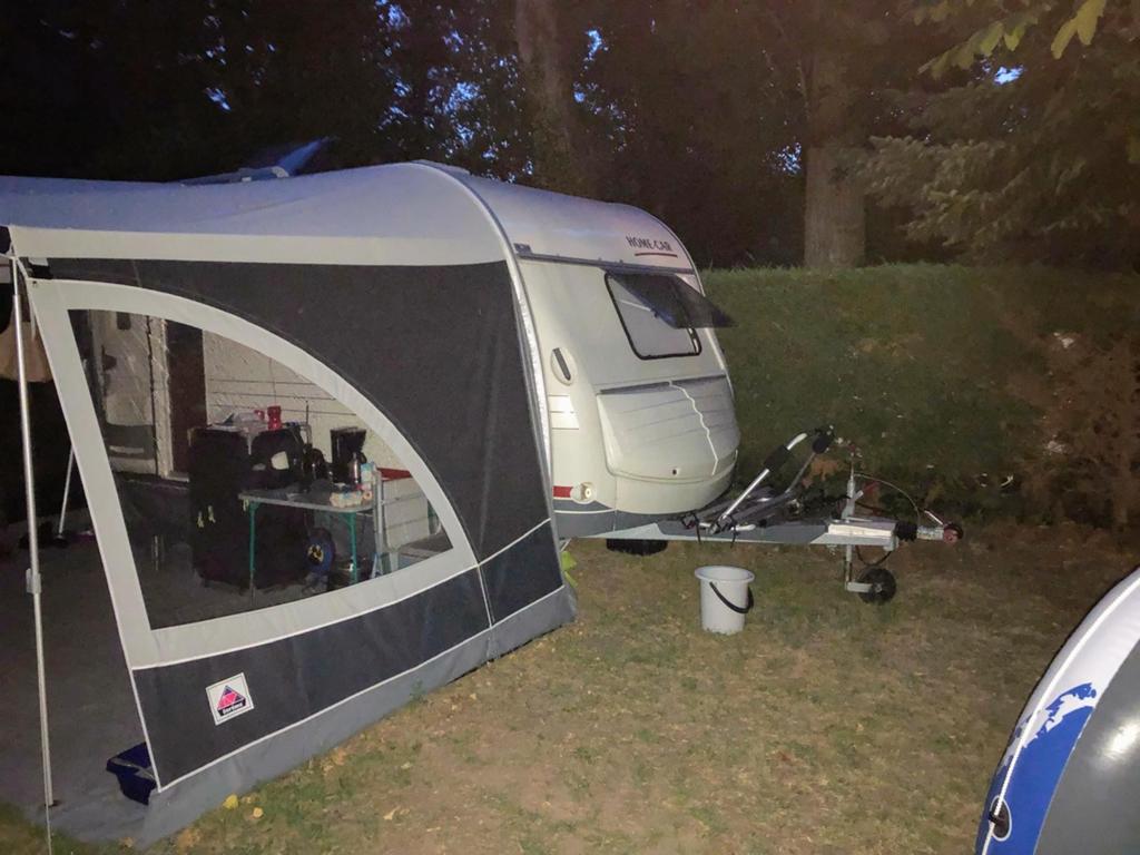 Dorema Panorama luifel, Caravans en Kamperen, Ophalen, Zo goed als nieuw