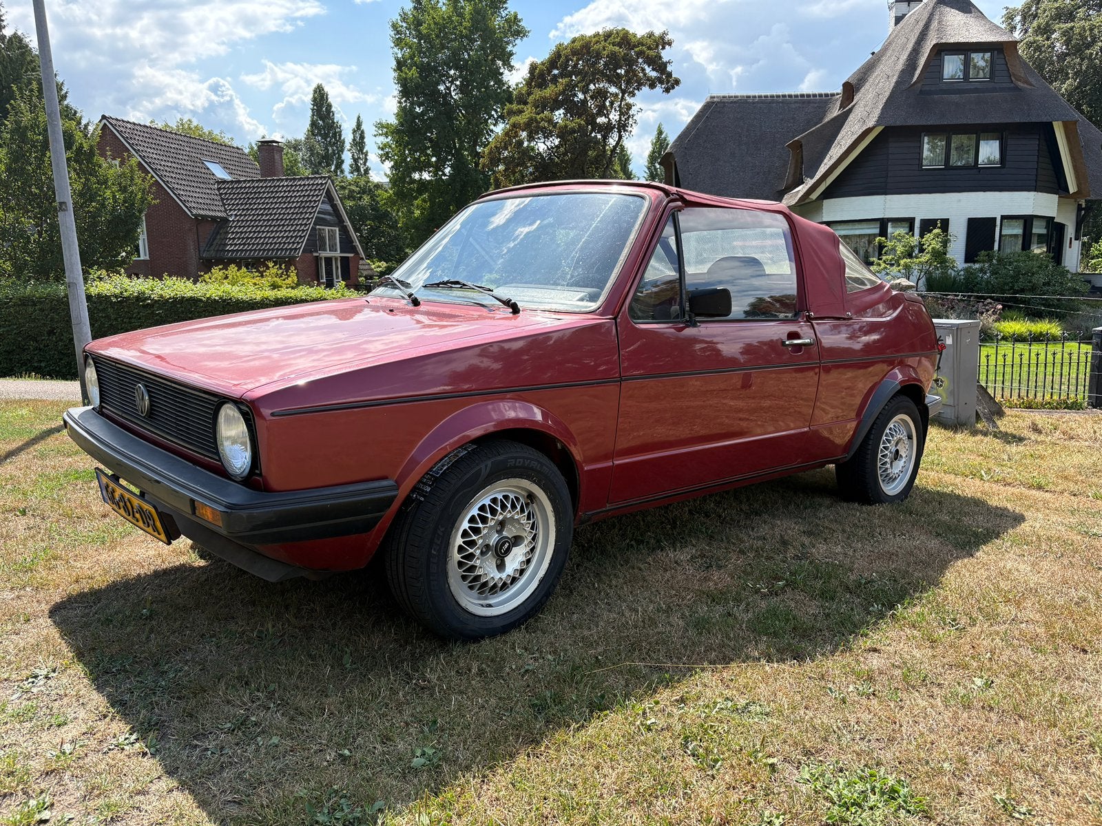 Volkswagen 1980 Rood, Auto's, Stof, Zwart, 4 cilinders, 1600 cc