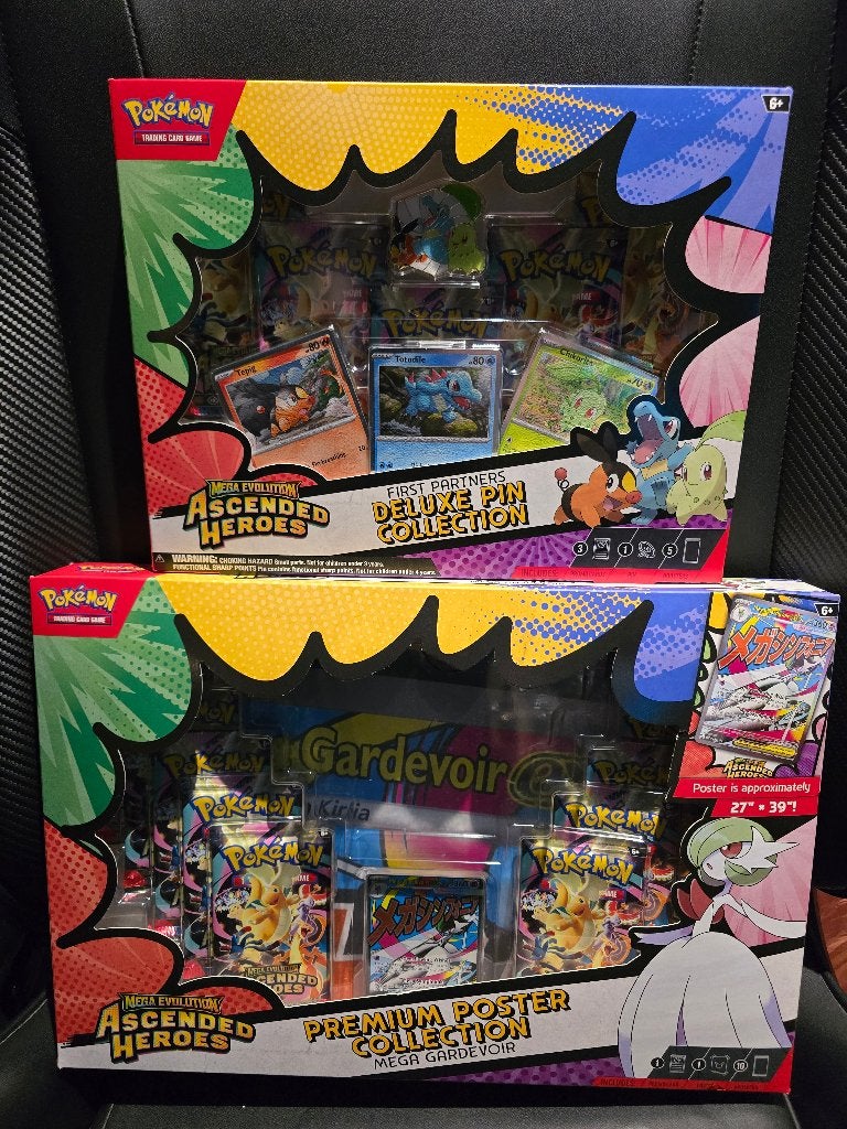 Ascended Heroes - Pin Set - Poster collection - ETB, Ophalen of Verzenden, Nieuw, Overige typen