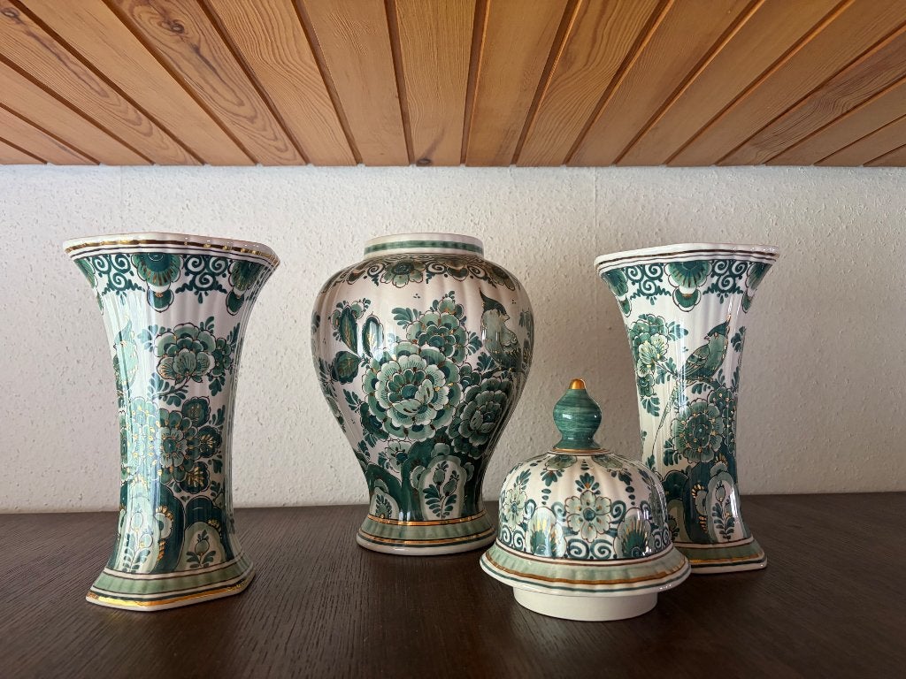 Delfts groen kaststel, Ophalen
