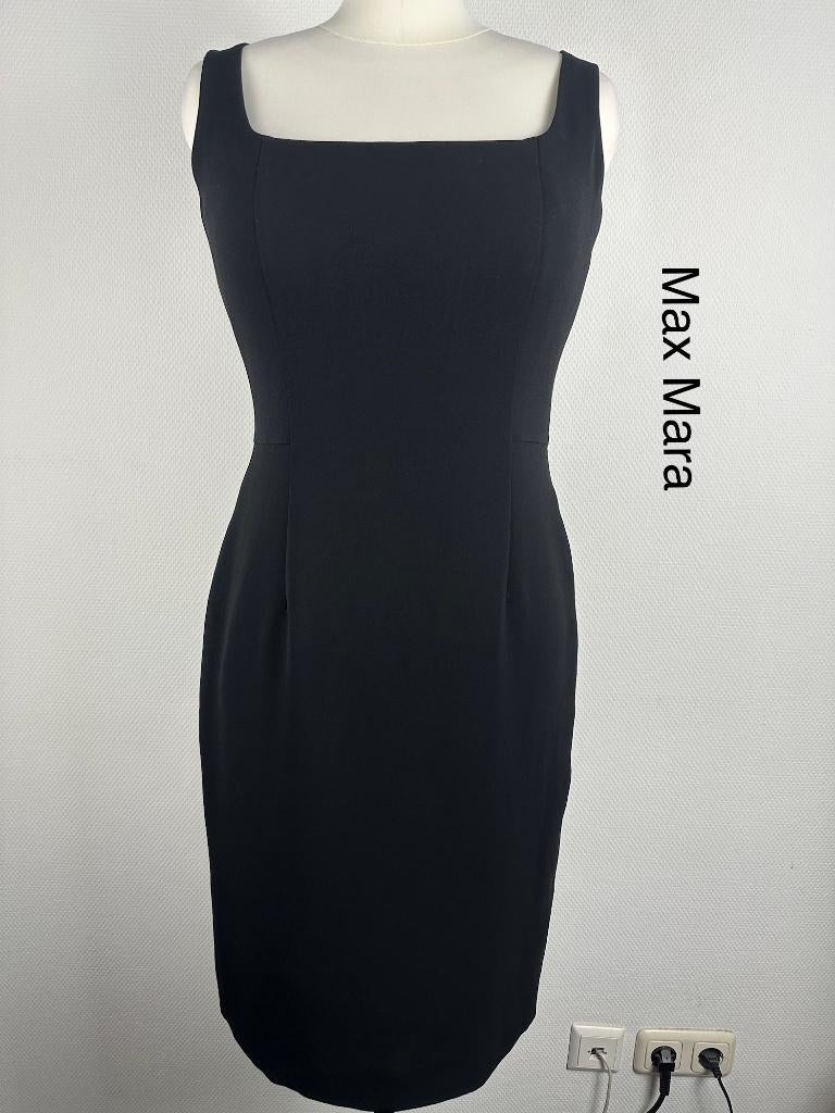 Max Mara Jurk  (mt: 42) 17,3/9955, Zwart, Max Mara, Maat 42/44 (L), Max Mara