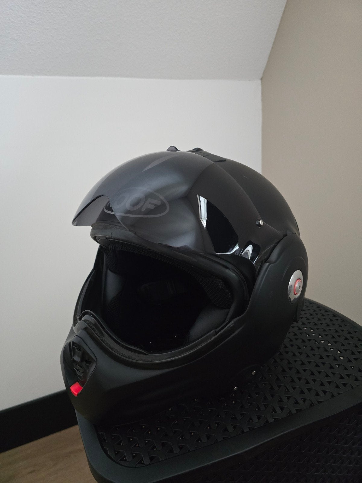 ROOF Desmo integraalhelm - Mat Zwart, Overige merken, M, Systeemhelm, Heren