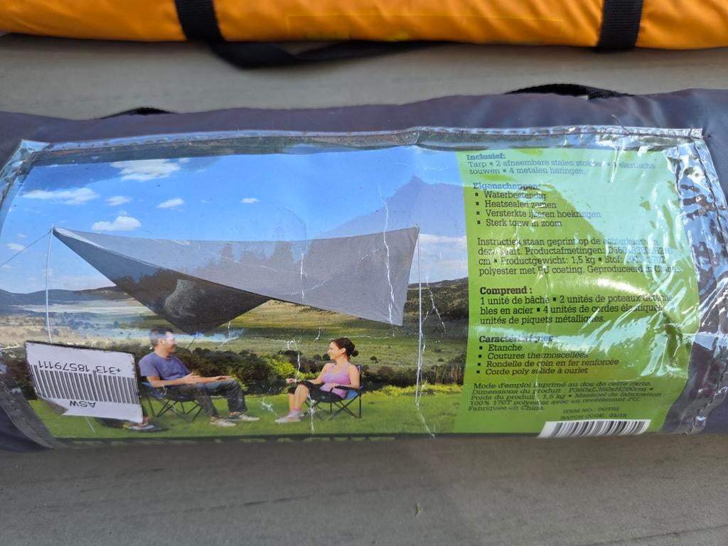 Nieuwe Tarp / Zeil - Waterbestendig en Versterkt, Ophalen, Nieuw, Tot en met 2