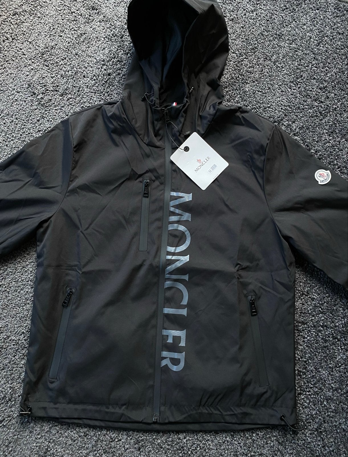 Moncler Heren Jas Zwart Maat S, Kleding | Heren, Ophalen of Verzenden, Nieuw, Maat 48/50 (M), Zwart