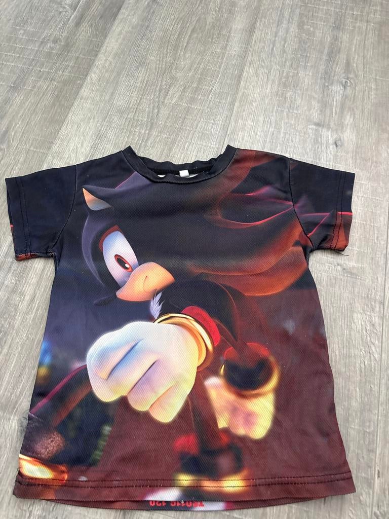 Leuk Sonic shirt maat 130, Ophalen of Verzenden, Gebruikt, Jongen, Shirt of Longsleeve