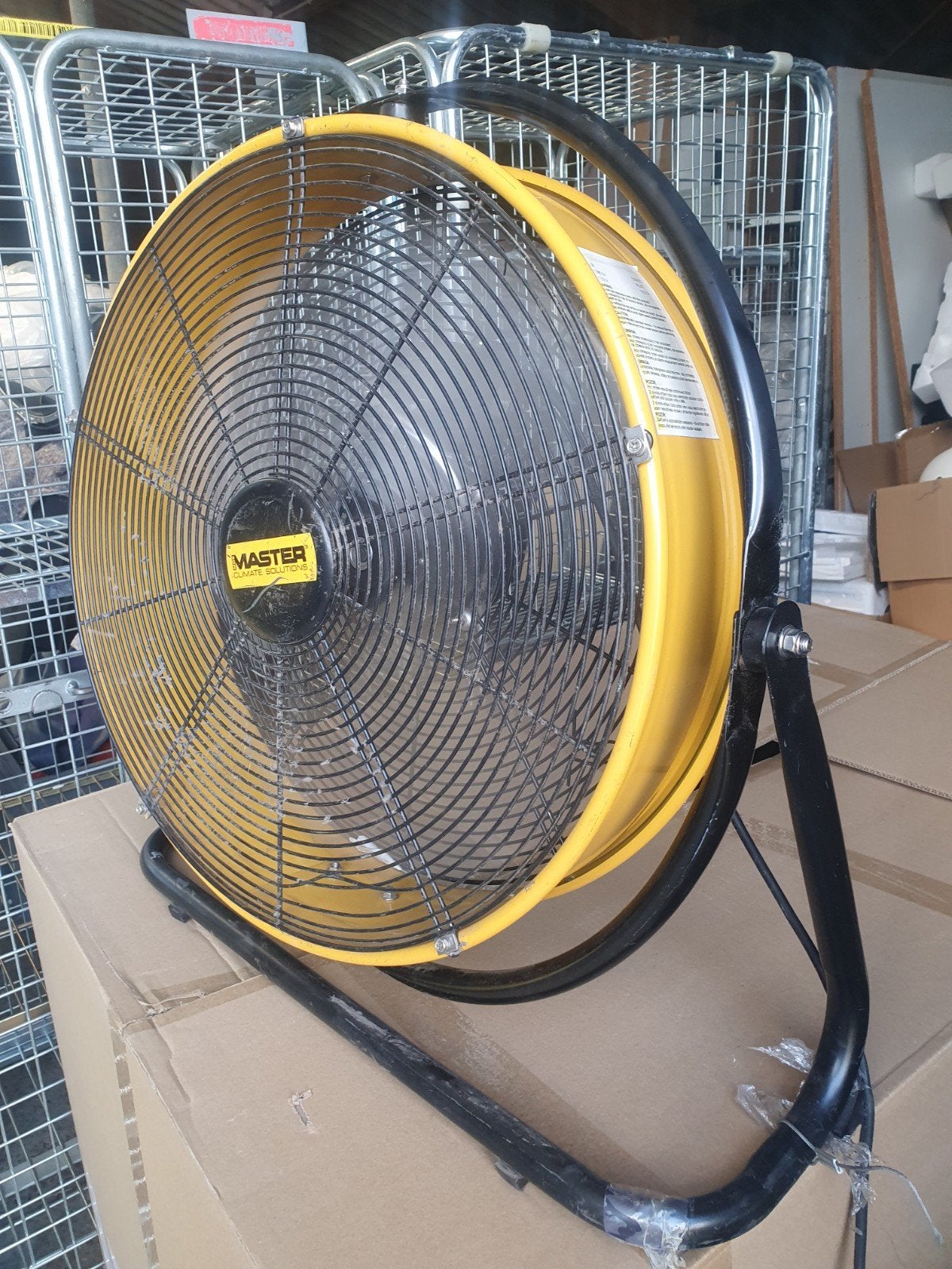 Krachtige Master Vloerventilator - Ideaal voor grote ruimtes, Ophalen, Gebruikt, Vloerventilator