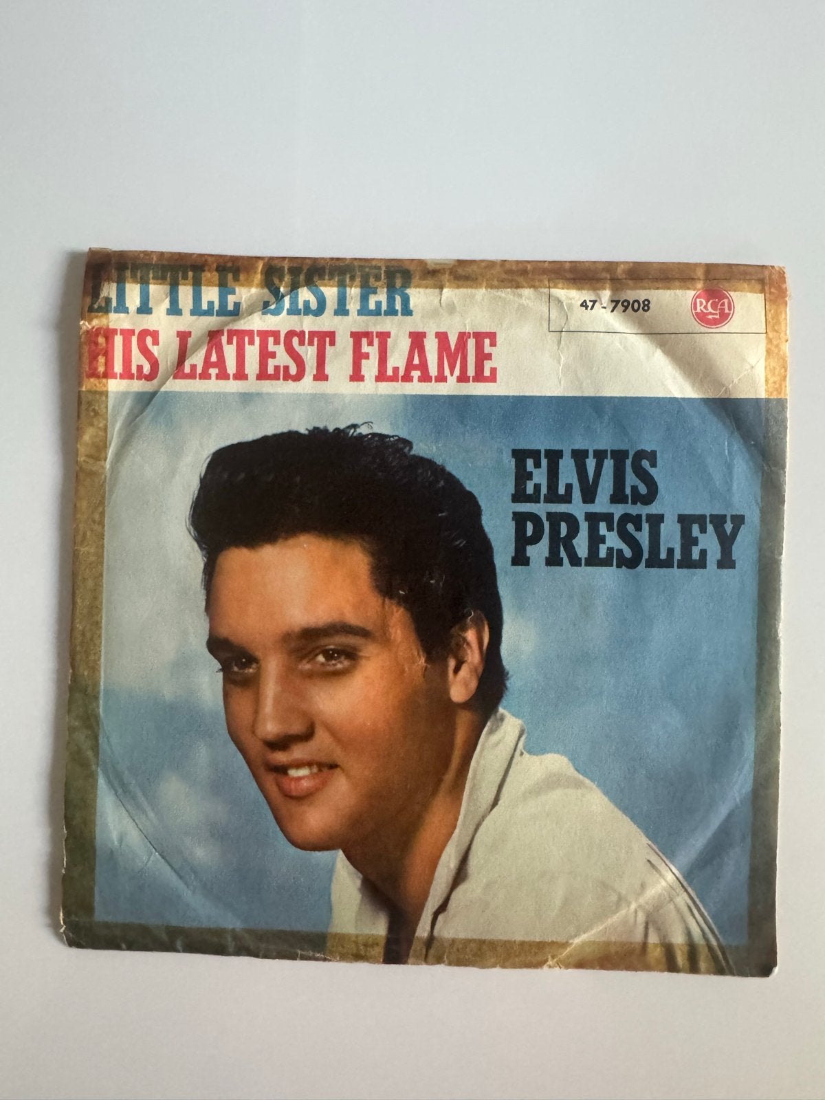 Elvis Presley - Little Sister / His Latest Flame (Vinyl Sing, Cd's en Dvd's, Gebruikt, 7 inch, Ophalen of Verzenden, EP