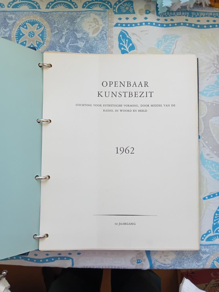 Openbaar Kunstbezit Jaargangen 1962 & 1963, Ophalen of Verzenden, Gelezen, Overige onderwerpen, Stichting voor Esthetische Vorming