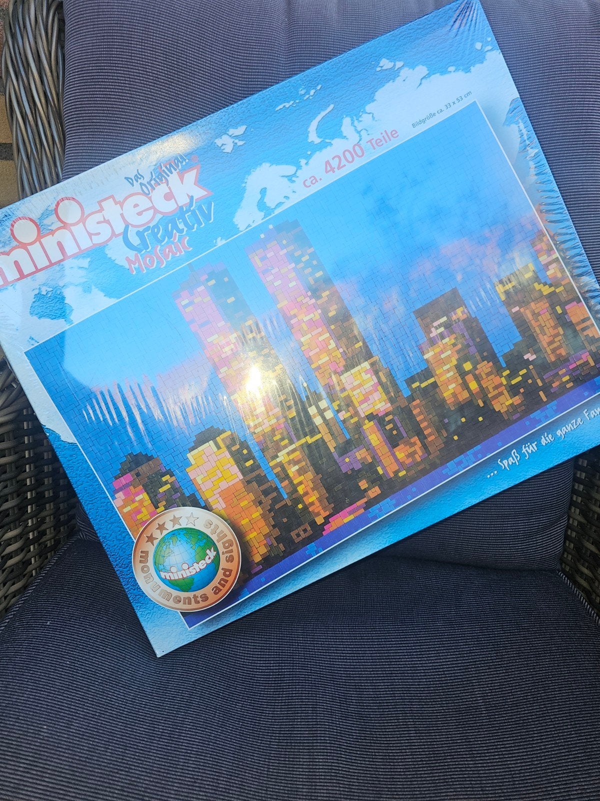 Ministeck Creativ Mosaic Manhattan Skyline 4200 Stukjes, Ophalen of Verzenden, Nieuw, Overige typen