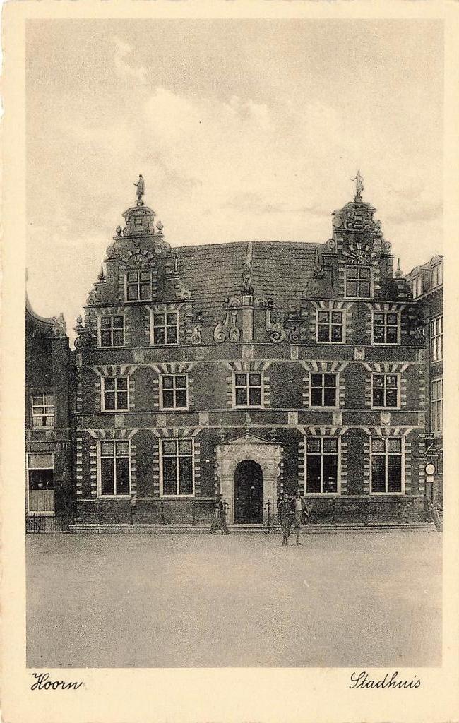 Hoorn, Stadhuis, Ophalen of Verzenden, 1940 tot 1960, Ongelopen, Noord-Holland