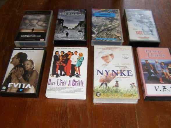 8 verschillende video's, Cd's en Dvd's, Alle leeftijden, Ophalen of Verzenden, Gebruikt, Overige genres