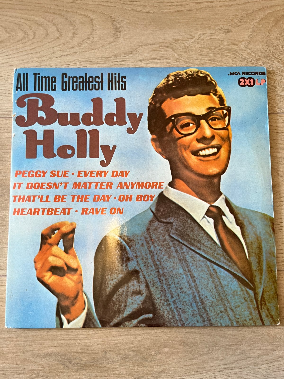 Buddy Holly - All Time Greatest Hits (2xLP), Cd's en Dvd's, Vinyl | Pop, Ophalen, Rock, Gebruikt, 12 inch