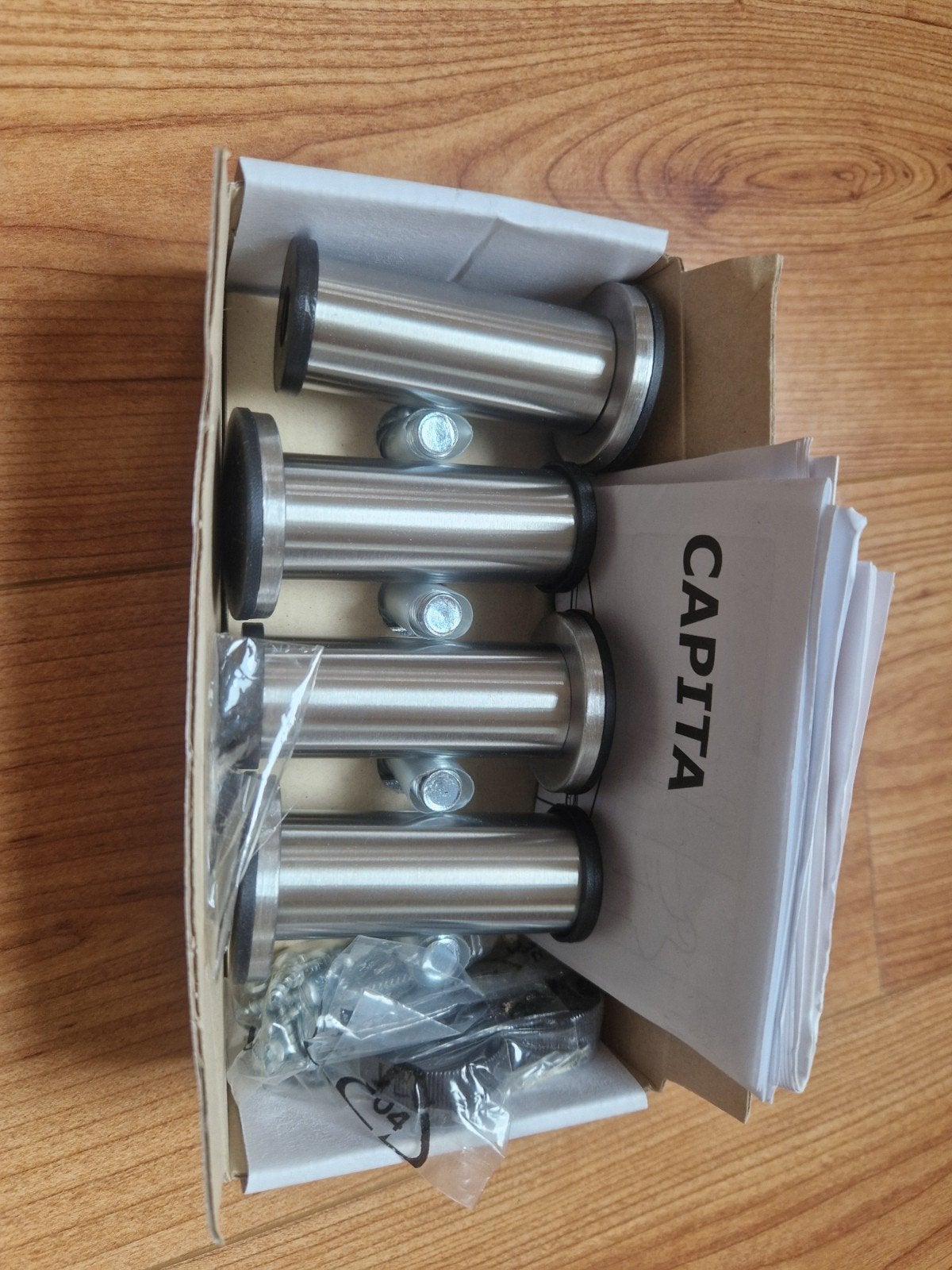 IKEA Capita poten - RVS - 4 stuks, Ophalen, Nieuw