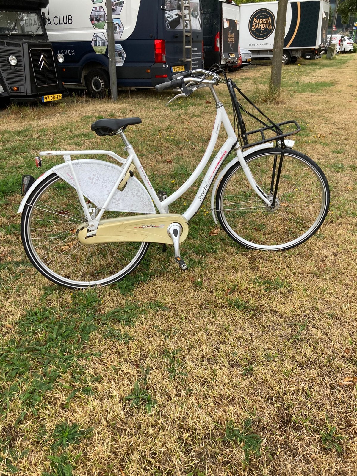 Sparta damesfiets 28 inch, 53 tot 56 cm, Ophalen, Zo goed als nieuw, Versnellingen