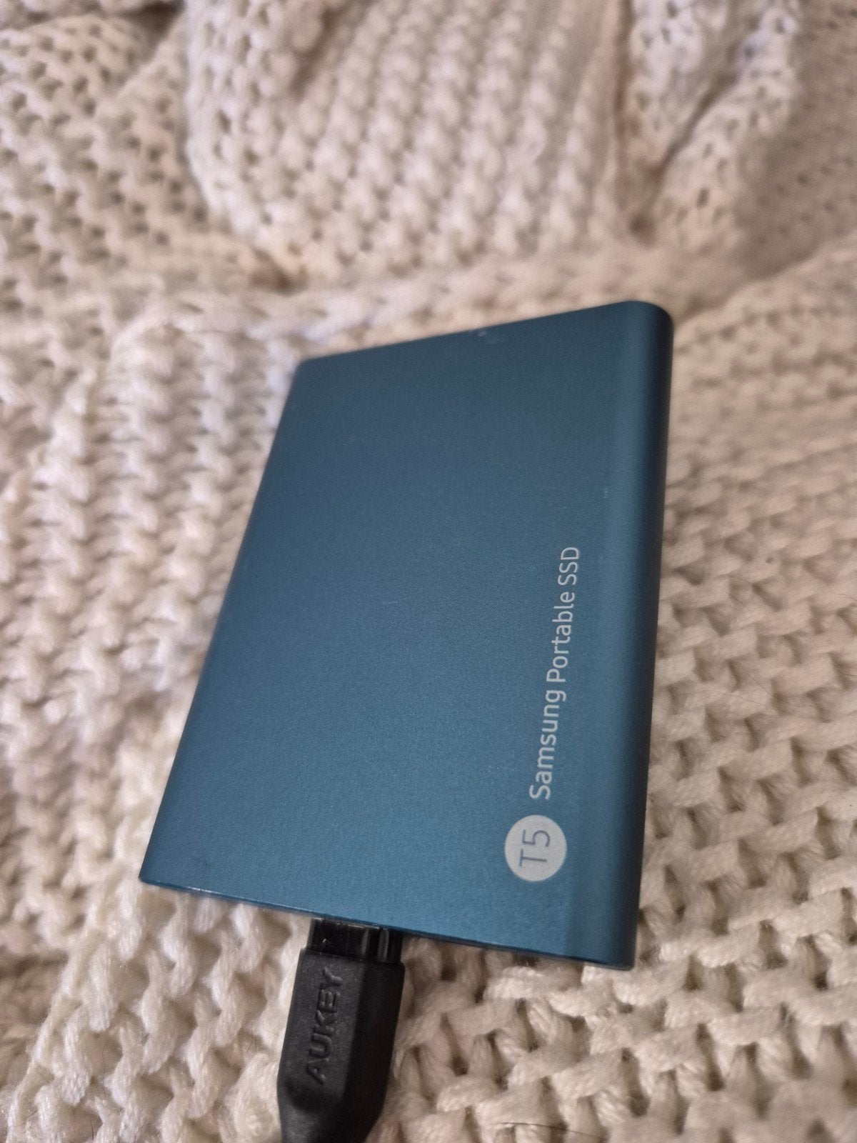 Samsung Portable SSD T5 500GB Externe SSD, Computers en Software, Server, SSD, Ophalen of Verzenden, Zo goed als nieuw